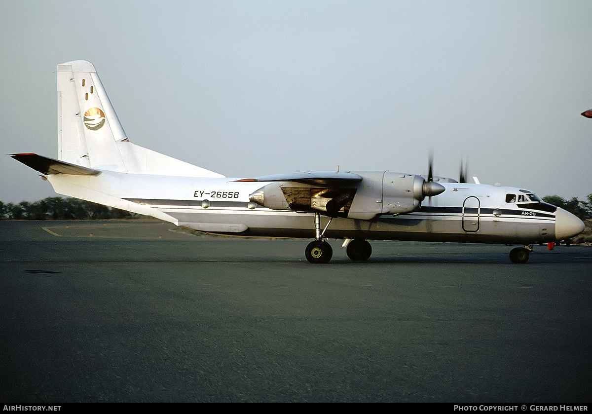 Aircraft Photo of EY-26658 | Antonov An-26 | Tajikistan Airlines | AirHistory.net #108703