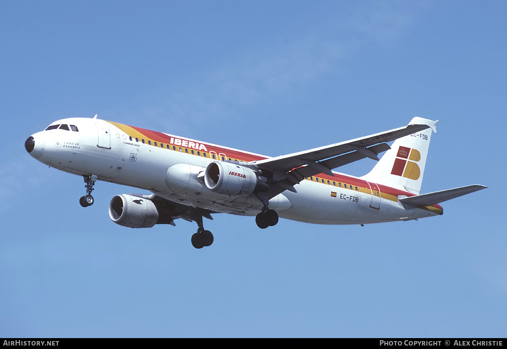Aircraft Photo of EC-FDB | Airbus A320-211 | Iberia | AirHistory.net #108720