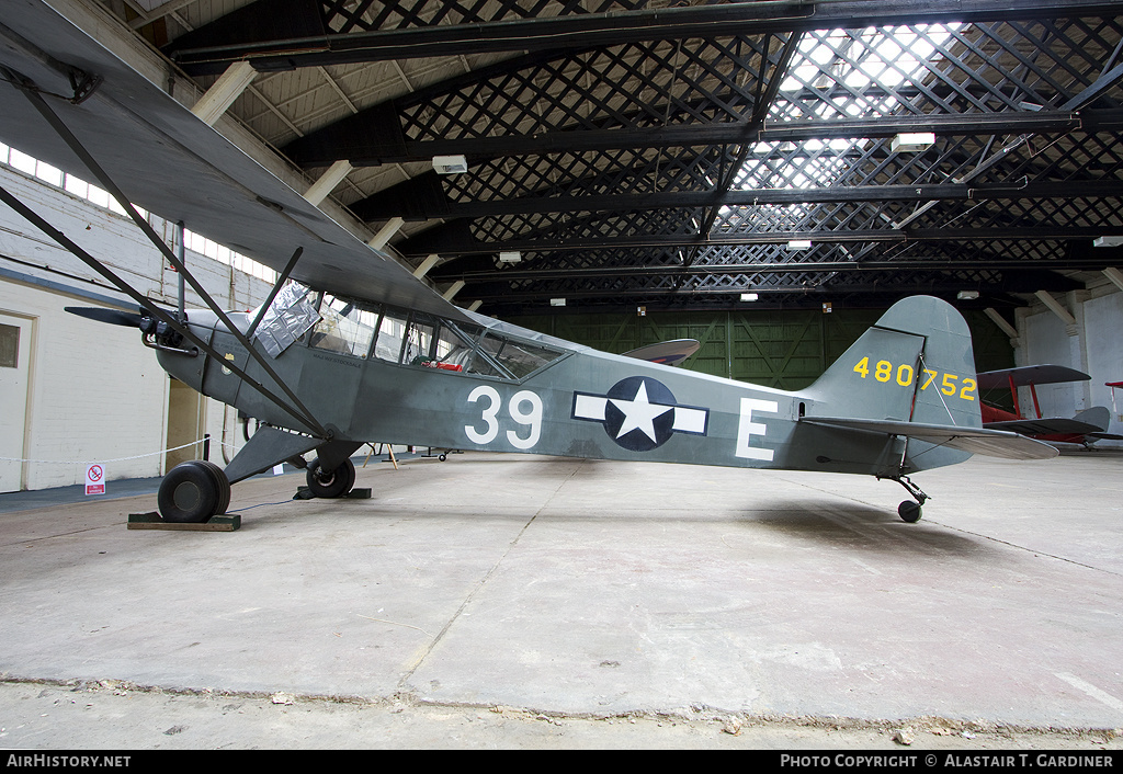 Aircraft Photo of G-BCXJ / 480752 | Piper J-3C-65 Cub | USA - Air Force | AirHistory.net #108726