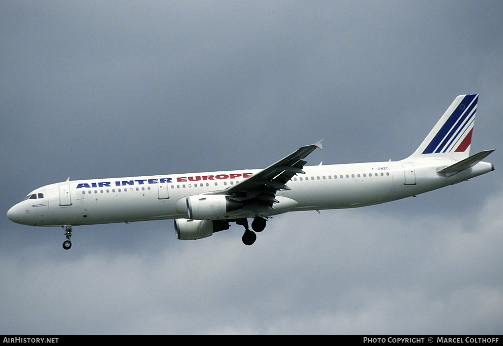 Aircraft Photo of F-GMZC | Airbus A321-111 | Air France | Air Inter Europe | AirHistory.net #108727