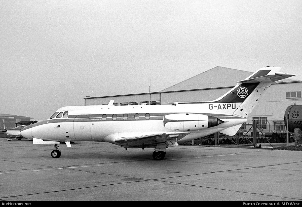 Aircraft Photo of G-AXPU | Hawker Siddeley HS-125-3B/RA | I.C.I. - Imperial Chemical Industries | AirHistory.net #108738