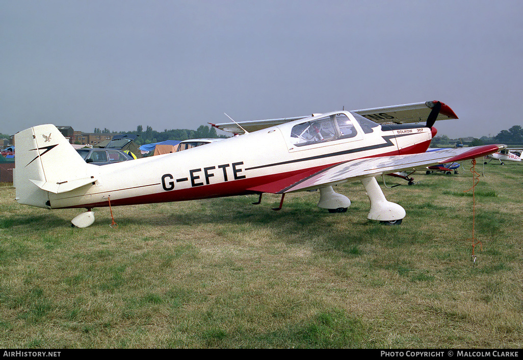 Aircraft Photo of G-EFTE | Bolkow BO-207 | AirHistory.net #108748