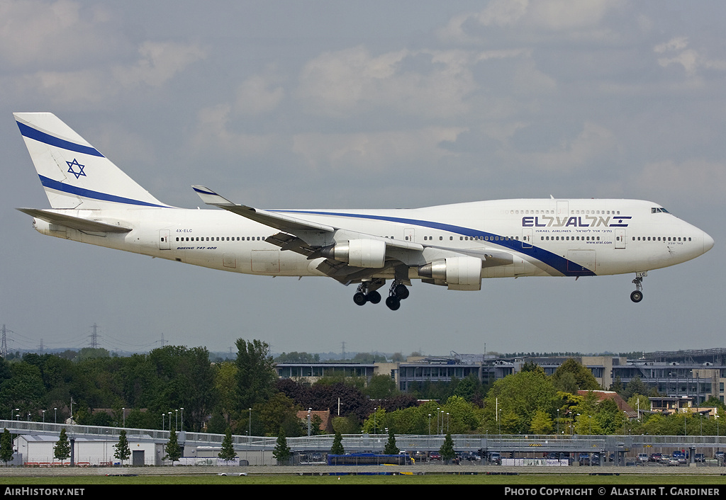 Aircraft Photo of 4X-ELC | Boeing 747-458 | El Al Israel Airlines | AirHistory.net #108771