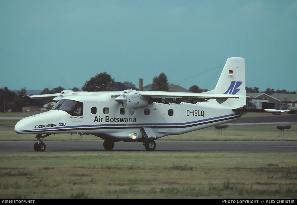 Aircraft Photo of D-IBLQ | Dornier 228-100 | Air Botswana | AirHistory.net #108774