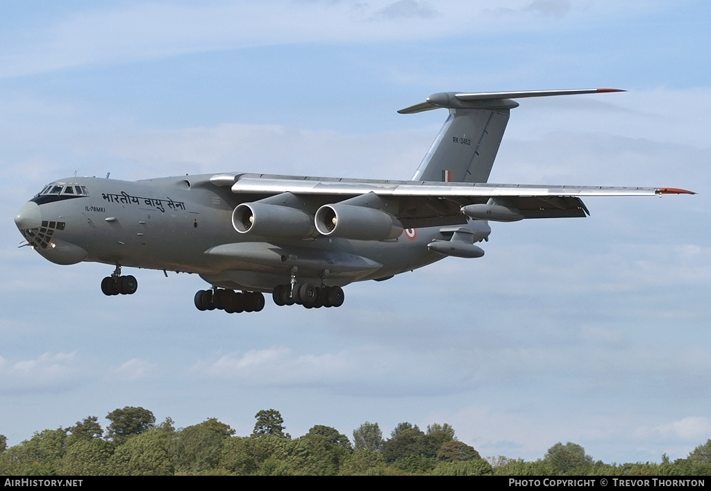 Aircraft Photo of RK-3452 | Ilyushin Il-78MKI | India - Air Force | AirHistory.net #108776