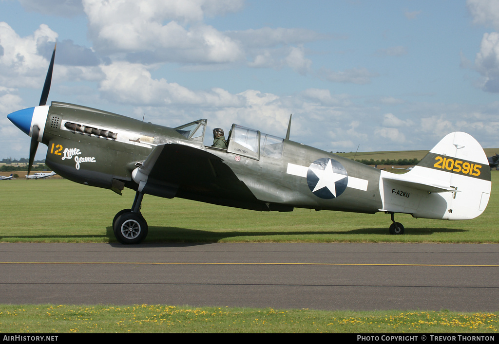 Aircraft Photo of F-AZKU / 2105915 | Curtiss P-40N Kittyhawk | USA - Air Force | AirHistory.net #108785