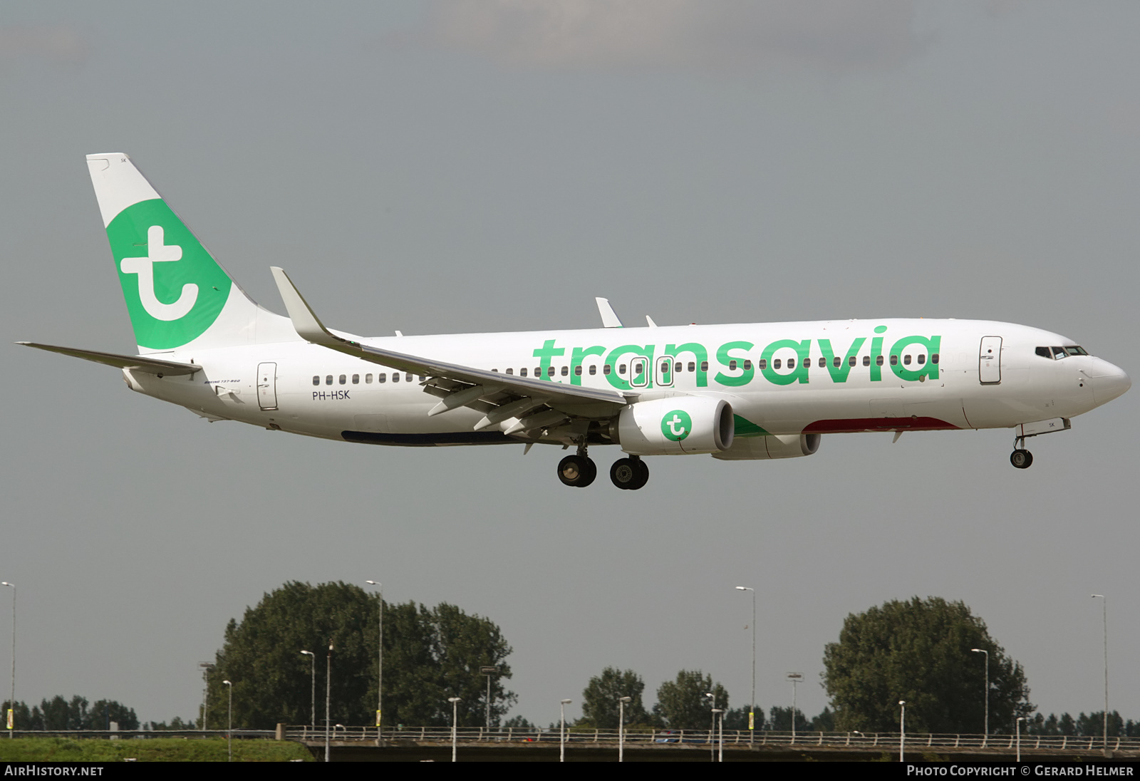 Aircraft Photo of PH-HSK | Boeing 737-8K2 | Transavia | AirHistory.net #108798