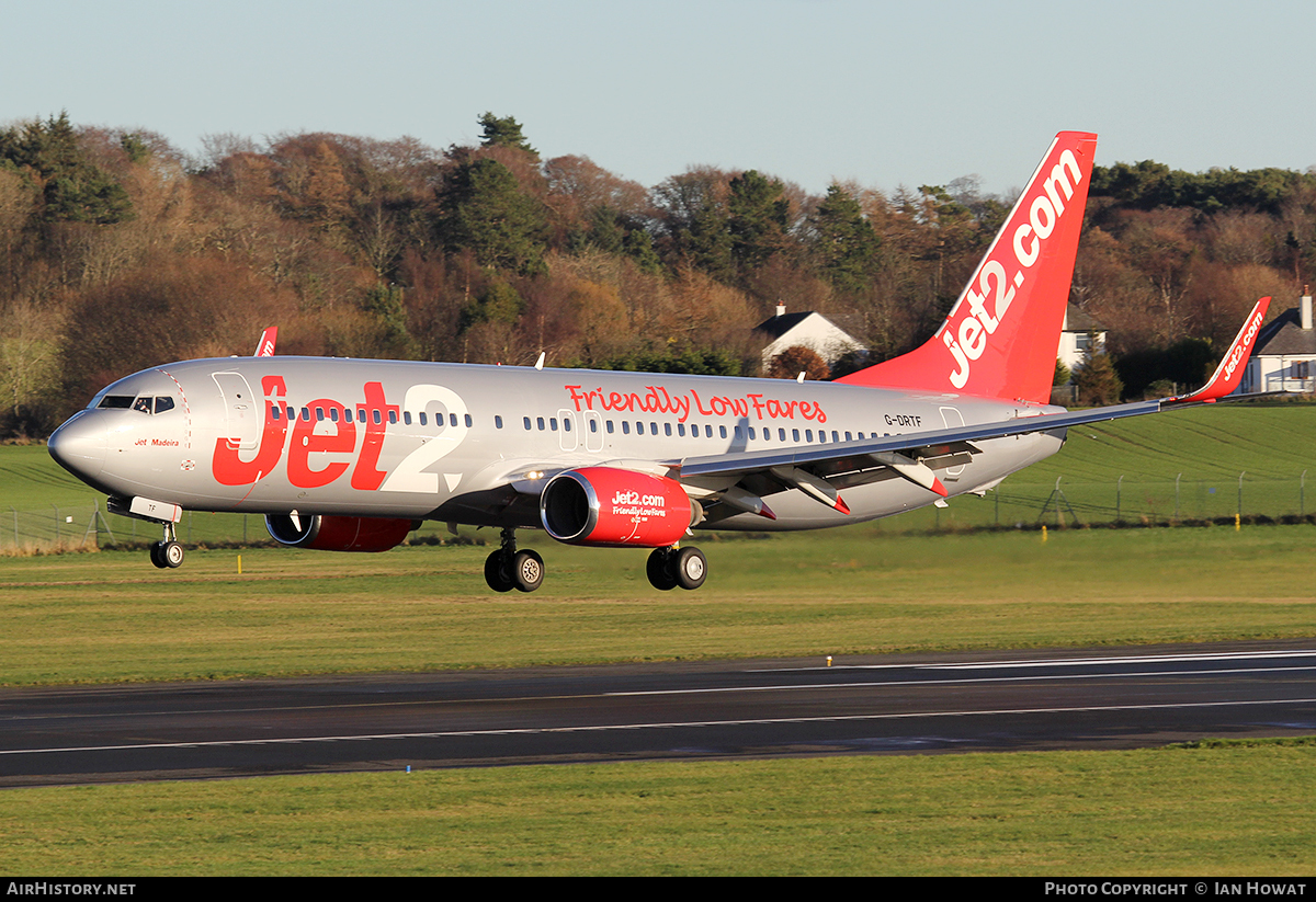 Aircraft Photo of G-DRTF | Boeing 737-85P | Jet2 | AirHistory.net #108799