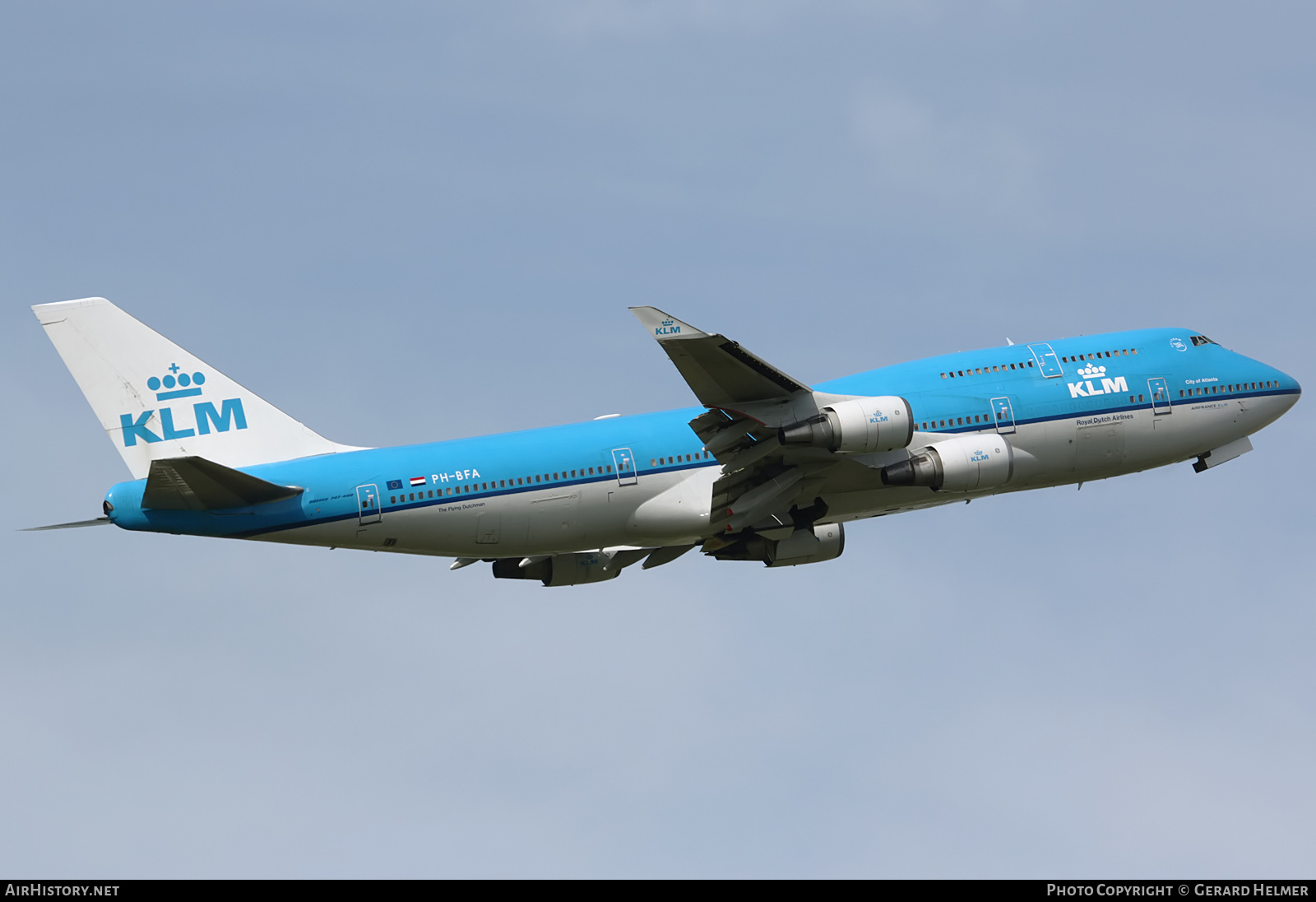 Aircraft Photo of PH-BFA | Boeing 747-406 | KLM - Royal Dutch Airlines | AirHistory.net #108806