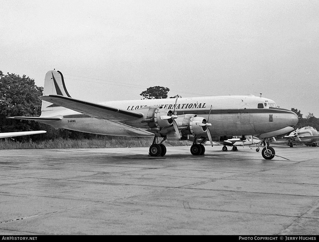 Aircraft Photo of G-ARWK | Douglas C-54G Skymaster | Lloyd International Airways | AirHistory.net #108815