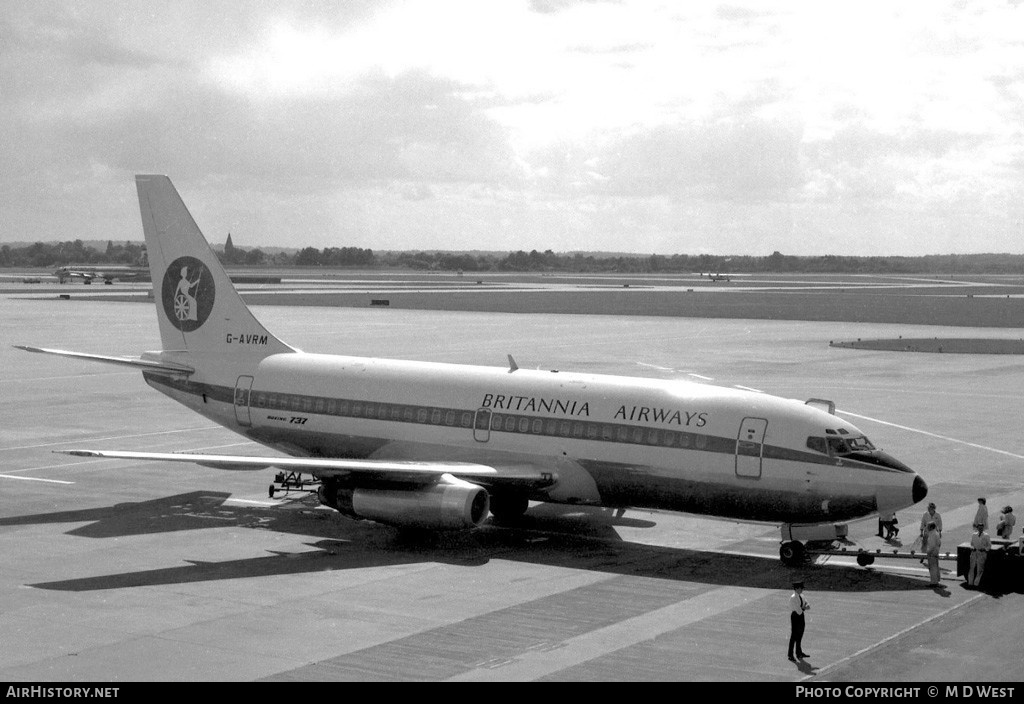 Aircraft Photo of G-AVRM | Boeing 737-204 | Britannia Airways | AirHistory.net #108839