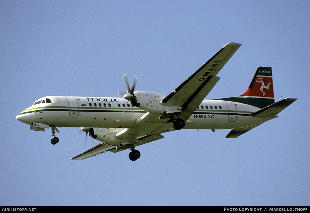 Aircraft Photo of G-MANC | British Aerospace ATP | Manx Airlines | AirHistory.net #108883