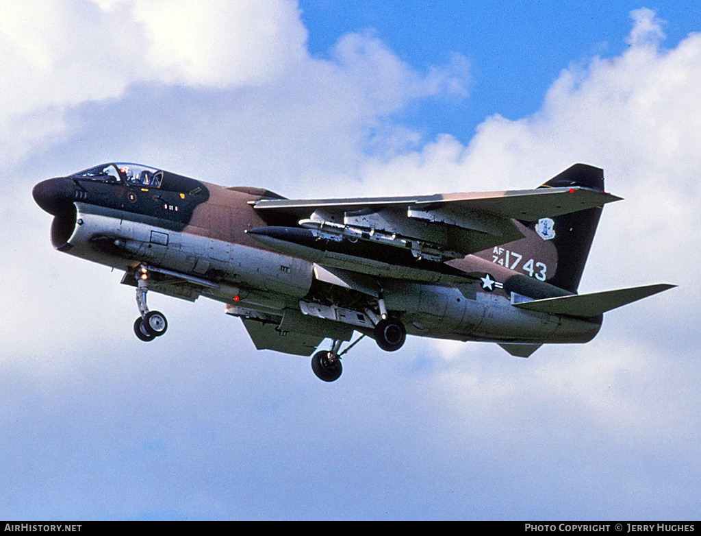Aircraft Photo of 74-1743 / AF74-1743 | LTV A-7D Corsair II | USA - Air Force | AirHistory.net #108923