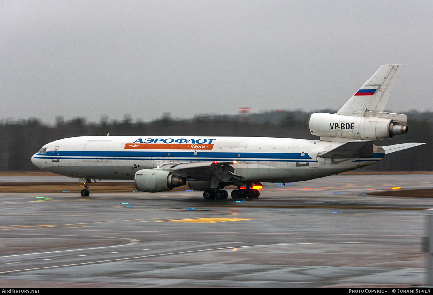 Aircraft Photo of VP-BDE | McDonnell Douglas DC-10-40(F) | Aeroflot - Russian Airlines Cargo | AirHistory.net #108928