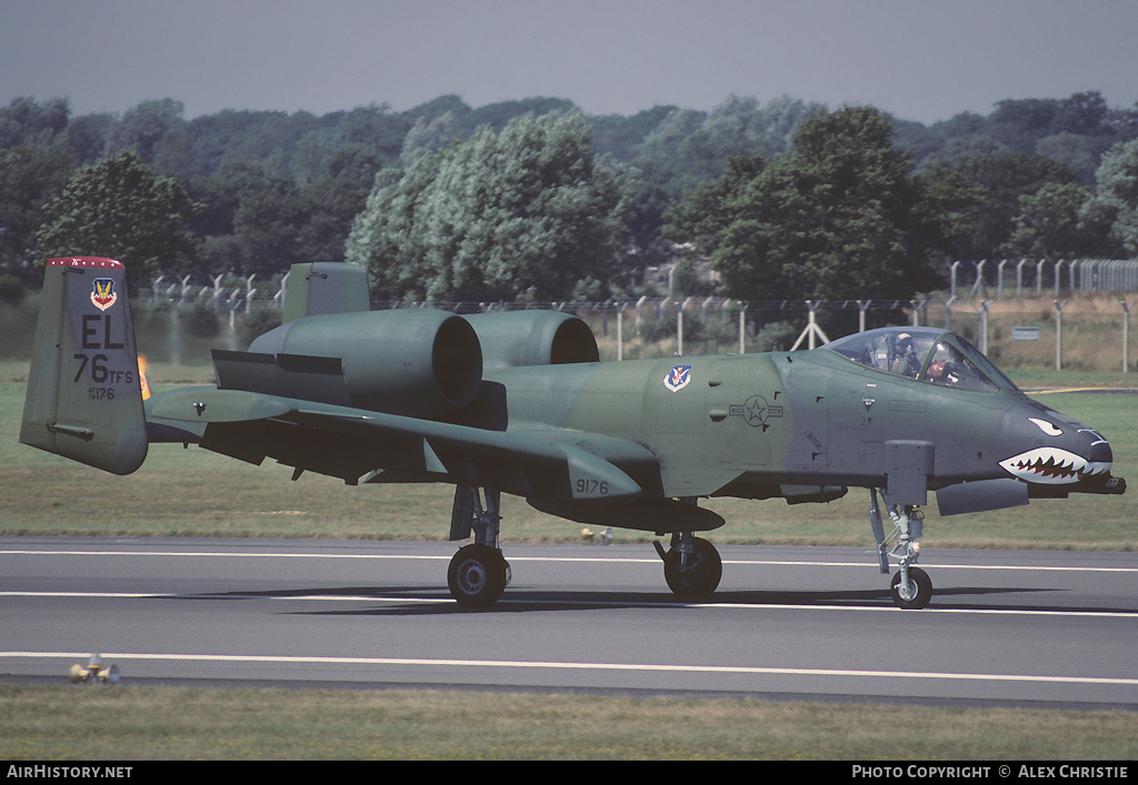 Aircraft Photo of 79-0176 / AF79-176 | Fairchild A-10A Thunderbolt II | USA - Air Force | AirHistory.net #108935