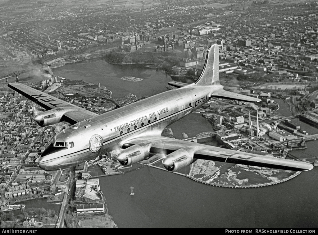 Aircraft Photo of CF-TEK | Canadair DC-4M-1 North Star | Trans-Canada Air Lines - TCA | AirHistory.net #108948