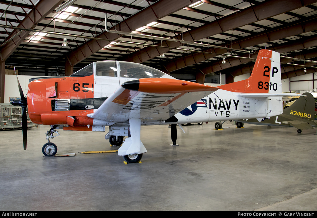 Aircraft Photo of N393W / NX393W / 138310 | North American T-28B Trojan | USA - Navy | AirHistory.net #108964