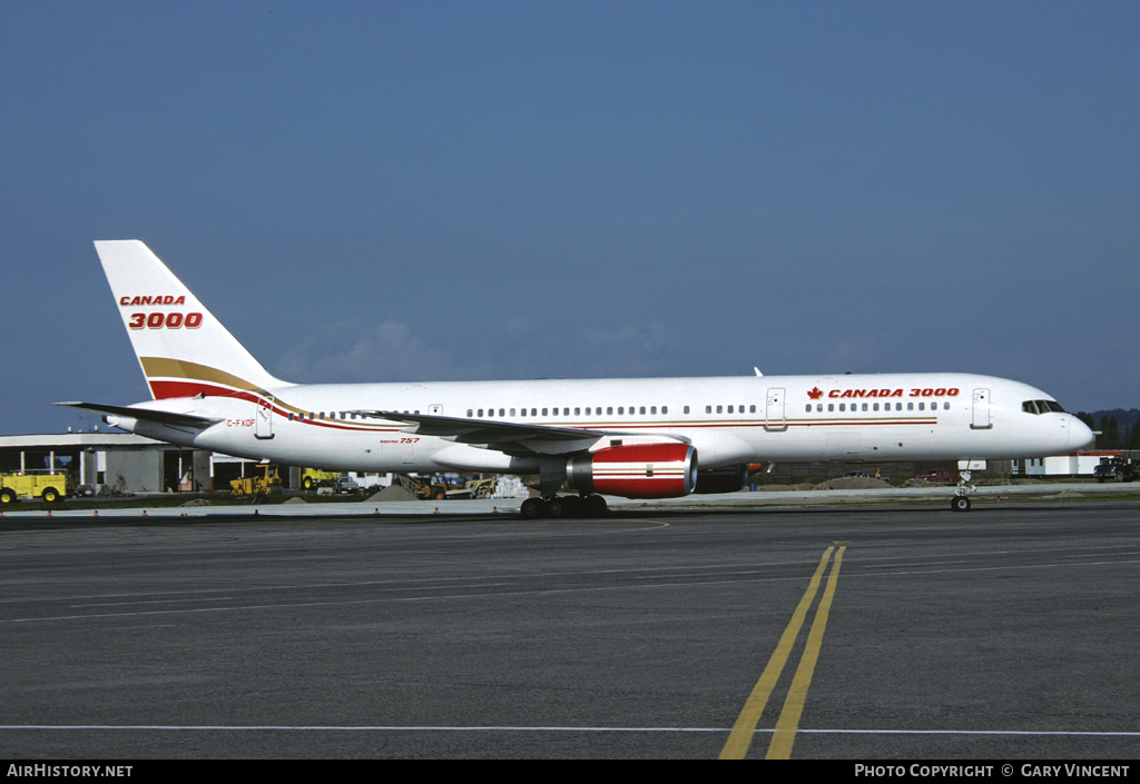 Aircraft Photo of C-FXOF | Boeing 757-28A | Canada 3000 | AirHistory.net #108969