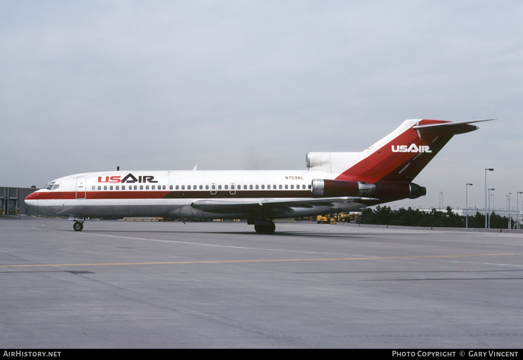 Aircraft Photo of N753AL | Boeing 727-22C | USAir | AirHistory.net #108970