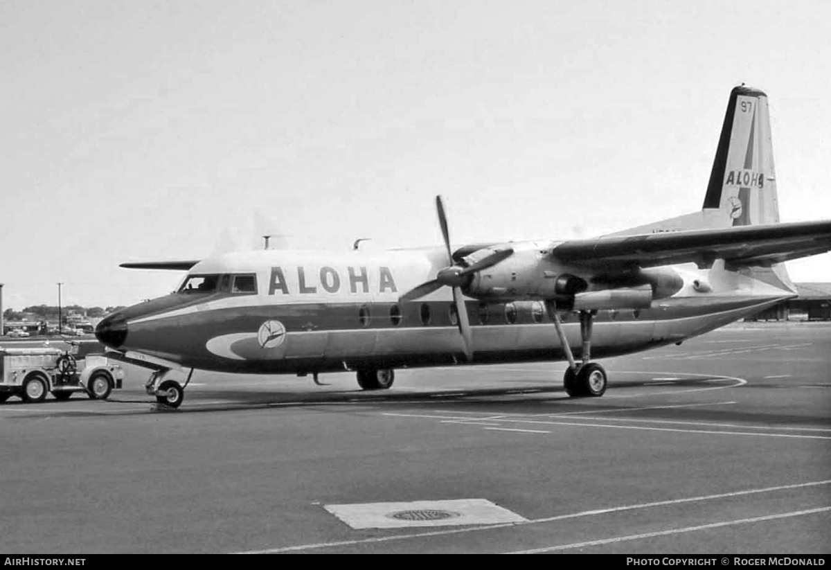 Aircraft Photo of N5097A | Fairchild F-27 | Aloha Airlines | AirHistory.net #108982