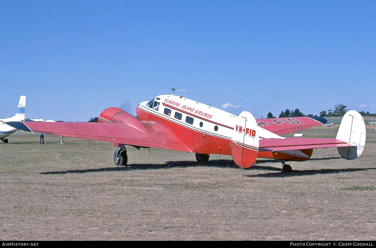 Aircraft Photo of VH-FID | Beech D18S | Flinders Island Airlines | AirHistory.net #108987
