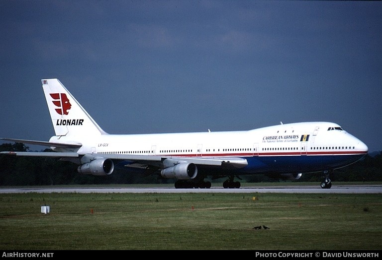 Aircraft Photo of LX-GCV | Boeing 747-121 | Caribbean Airways | AirHistory.net #109002