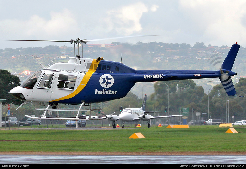 Aircraft Photo of VH-NDK | Bell 206B JetRanger II | Helistar Aviation | AirHistory.net #109006