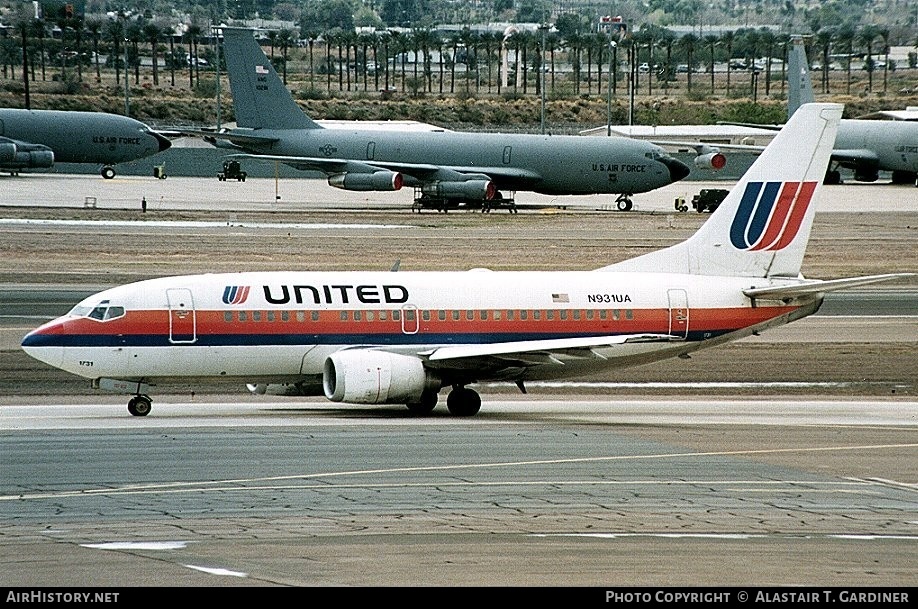 Aircraft Photo of N931UA | Boeing 737-522 | United Airlines | AirHistory.net #109021