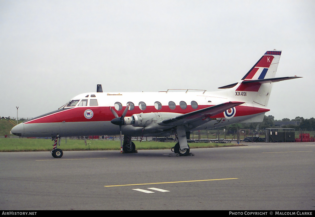 Aircraft Photo of XX491 | Scottish Aviation HP-137 Jetstream T1 | UK - Air Force | AirHistory.net #109063