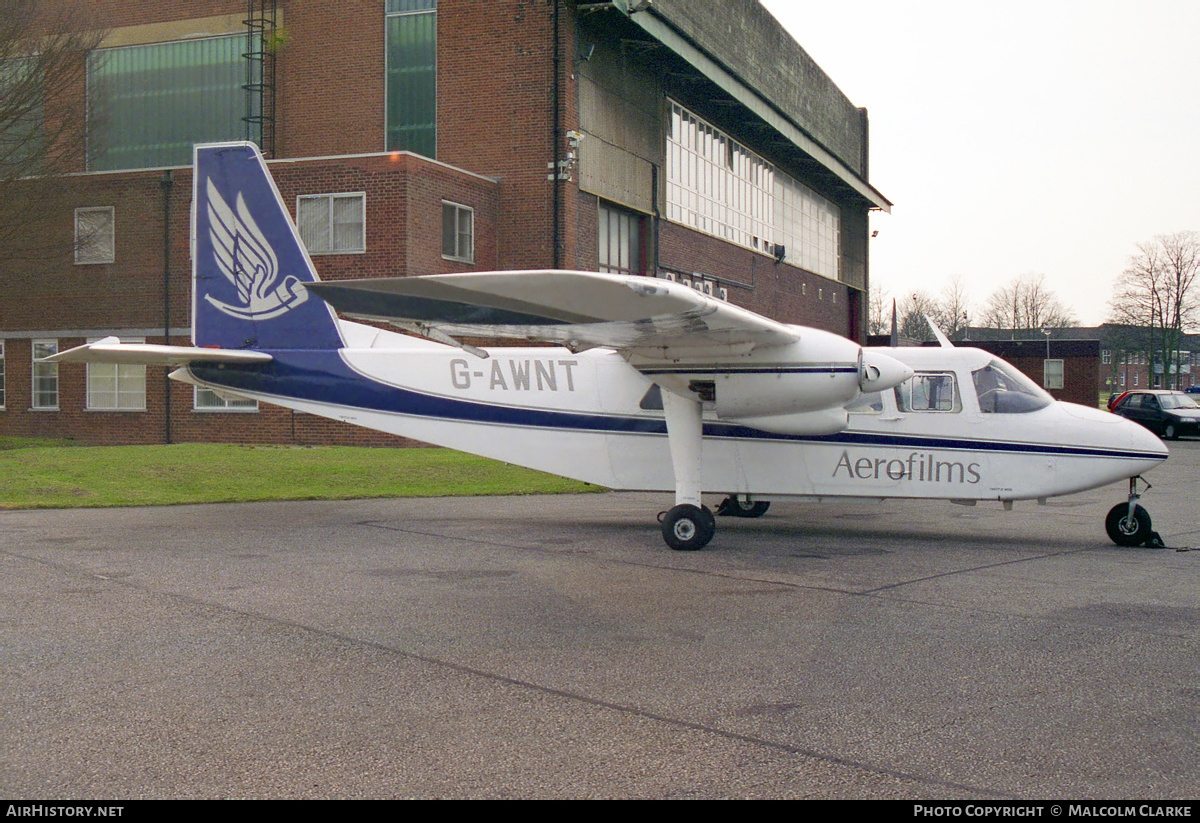 Aircraft Photo of G-AWNT | Britten-Norman BN-2A Islander | Blom Aerofilms | AirHistory.net #109066