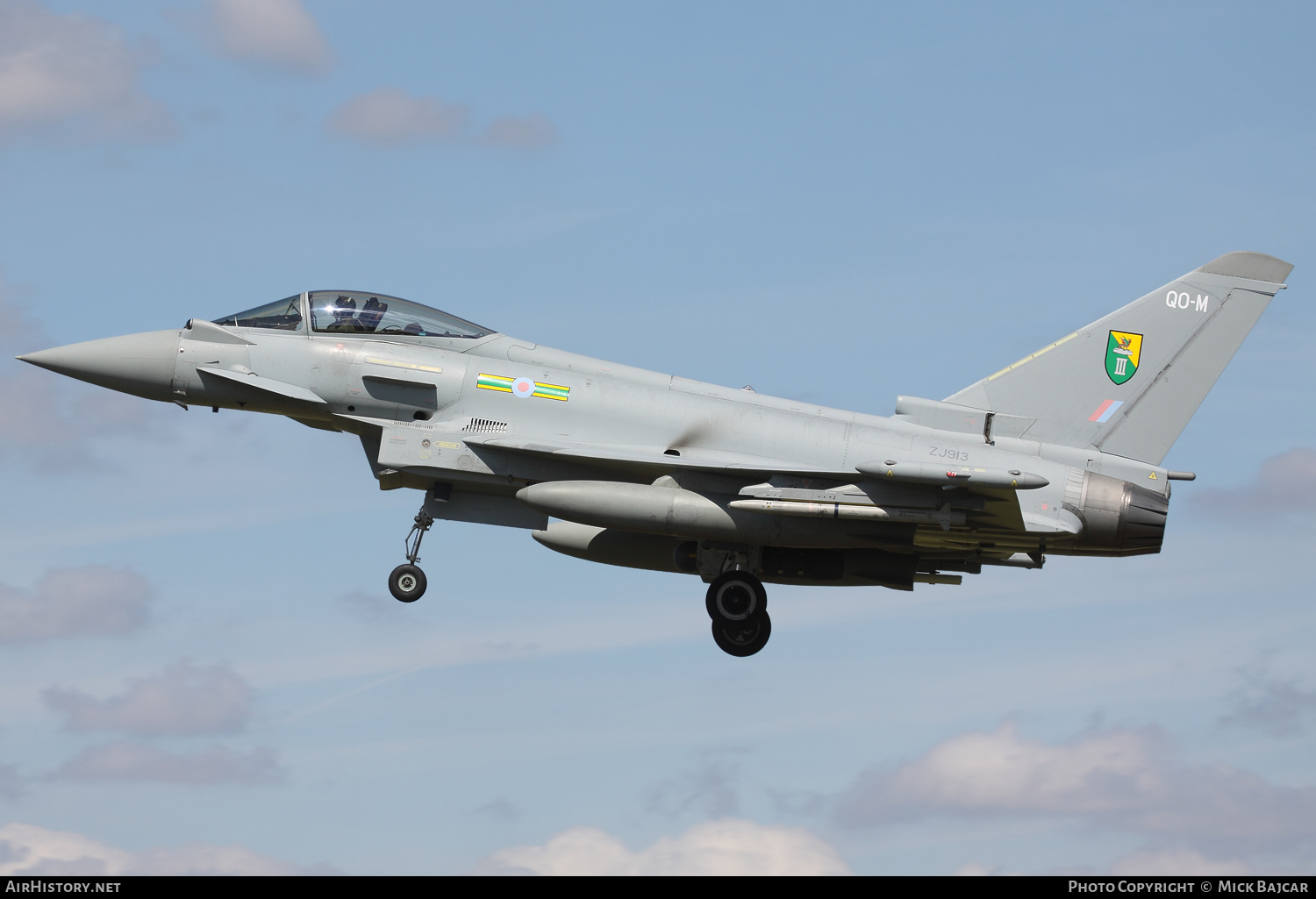 Aircraft Photo of ZJ913 | Eurofighter EF-2000 Typhoon FGR4 | UK - Air Force | AirHistory.net #109075