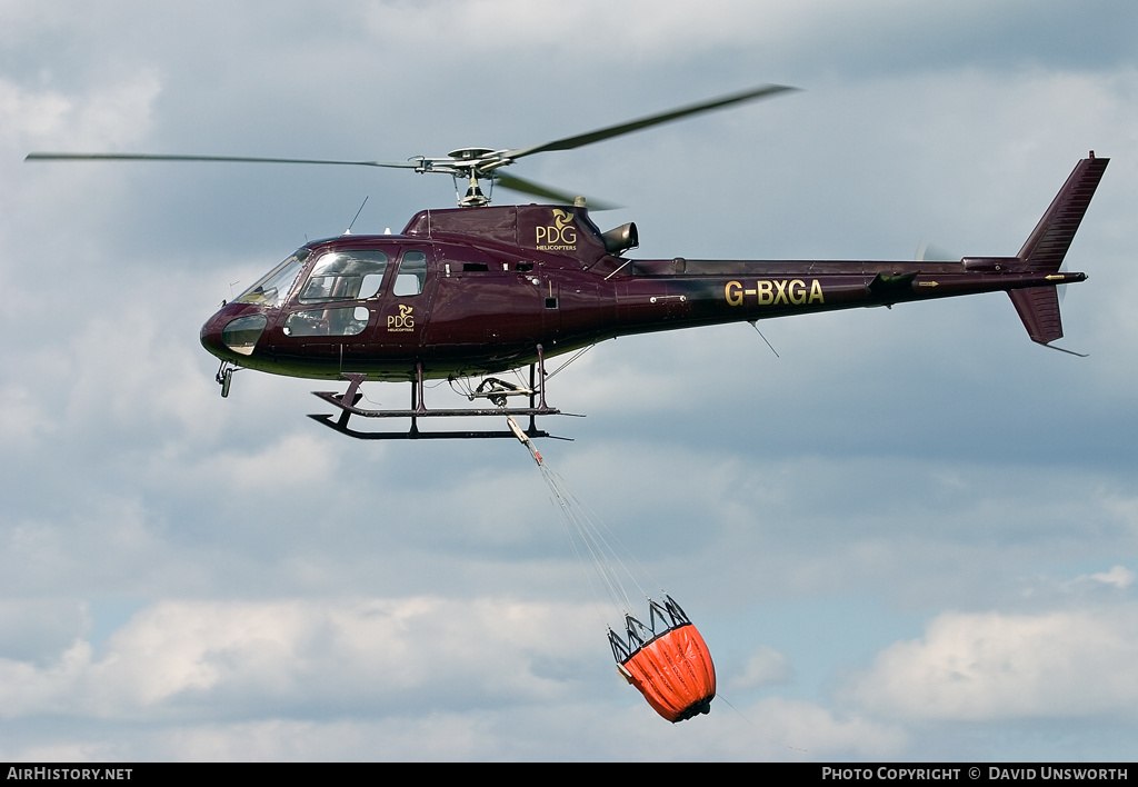Aircraft Photo of G-BXGA | Aerospatiale AS-350B-2 Ecureuil | PDG Helicopters | AirHistory.net #109077