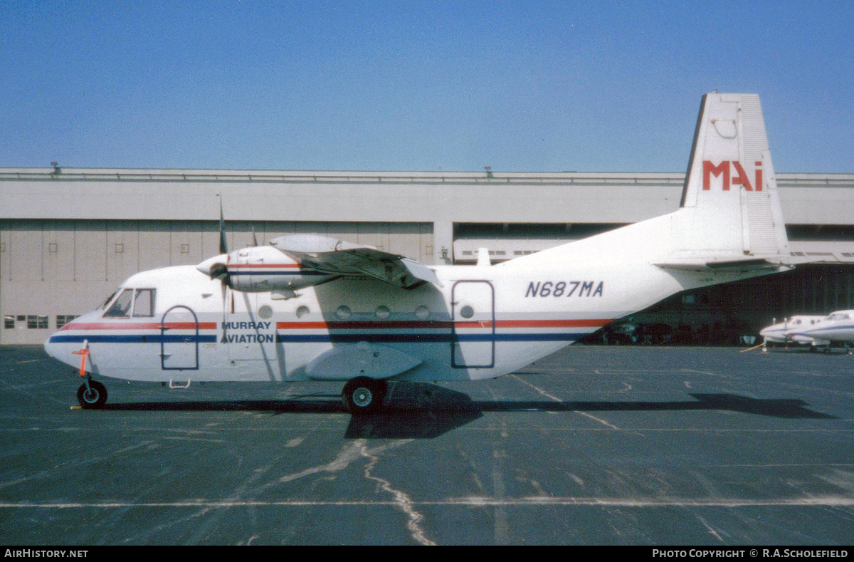 Aircraft Photo of N687MA | CASA C-212-200 Aviocar | Murray Aviaton | AirHistory.net #109096