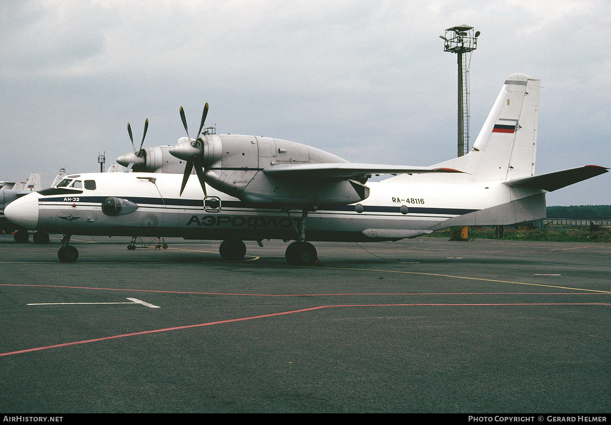 Aircraft Photo of RA-48116 | Antonov An-32 | Aeroflot | AirHistory.net #109098