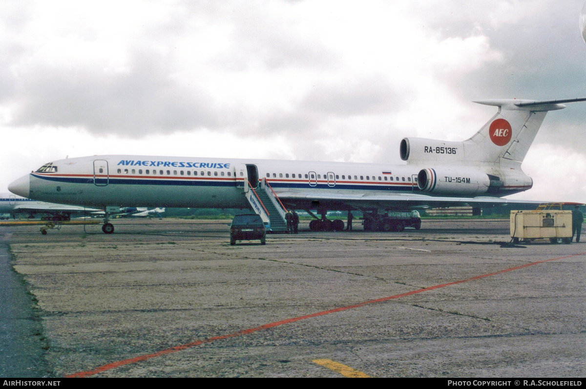 Aircraft Photo of RA-85136 | Tupolev Tu-154M | AviaExpressCruise - AEC | AirHistory.net #109103