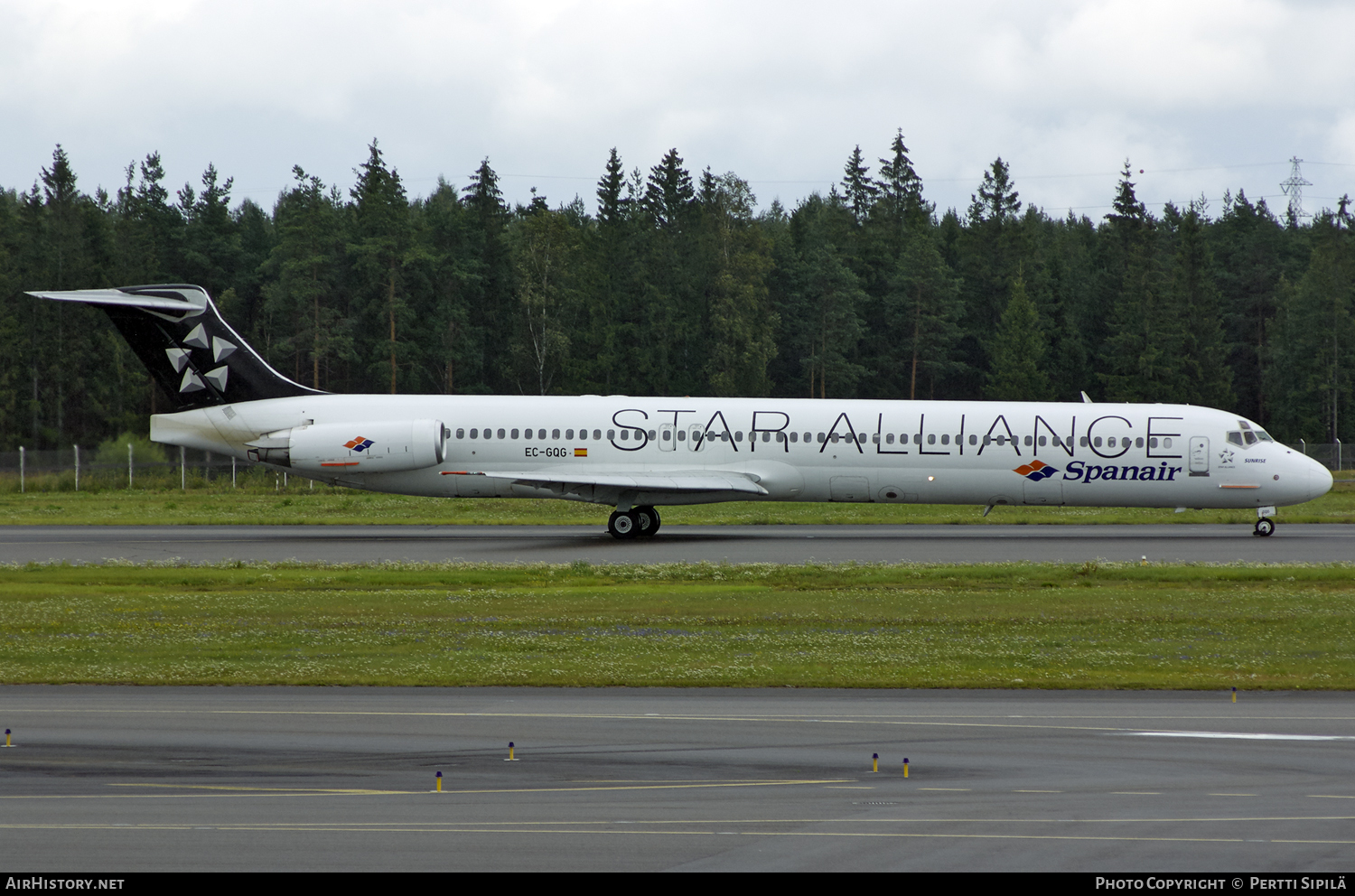 Aircraft Photo of EC-GQG | McDonnell Douglas MD-83 (DC-9-83) | Spanair | AirHistory.net #109111