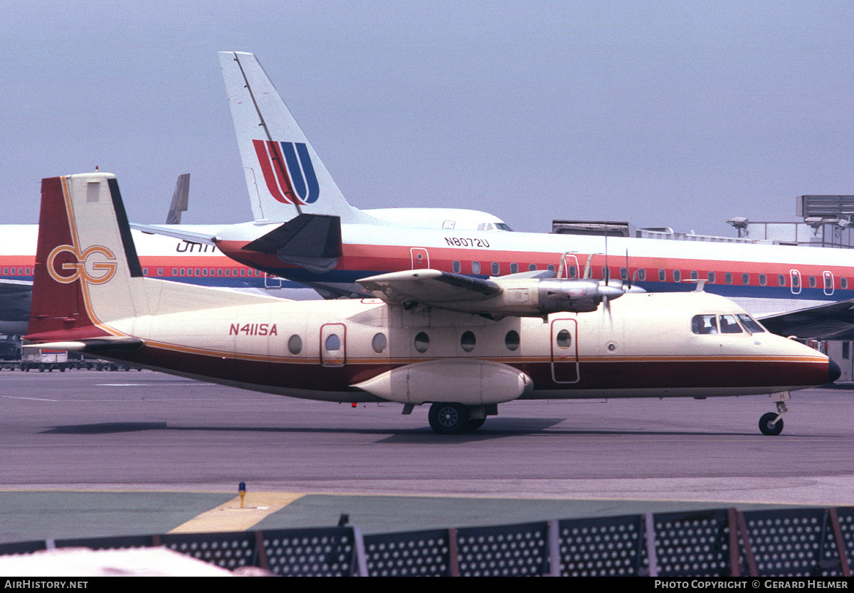 Aircraft Photo of N411SA | Nord 262A-12 | Golden Gate Airlines | AirHistory.net #109113