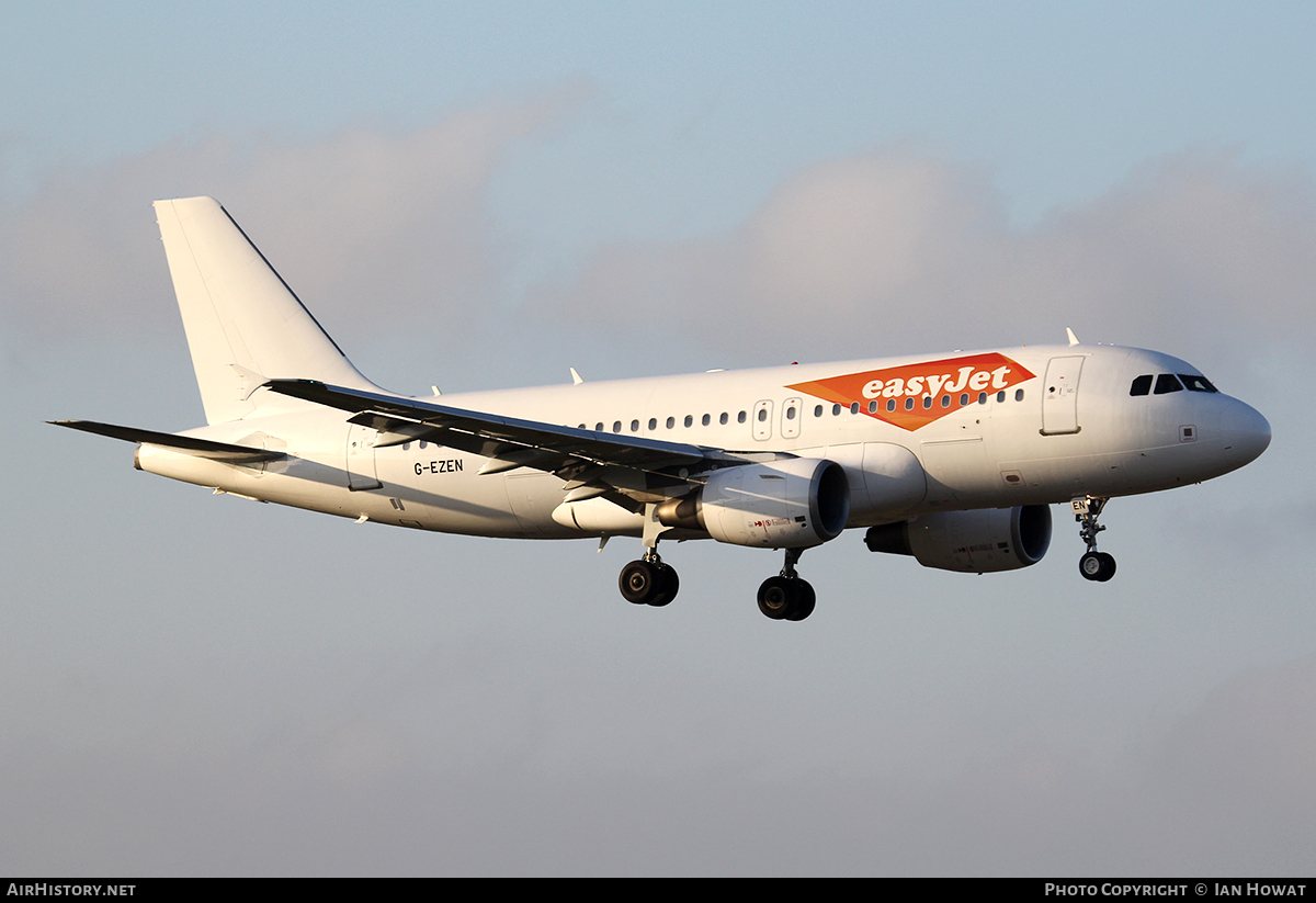 Aircraft Photo of G-EZEN | Airbus A319-111 | EasyJet | AirHistory.net #109119