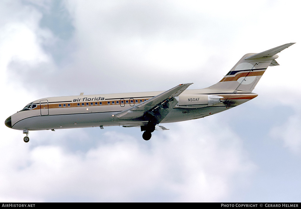 Aircraft Photo of N50AF | Douglas DC-9-15RC | Air Florida | AirHistory.net #109131