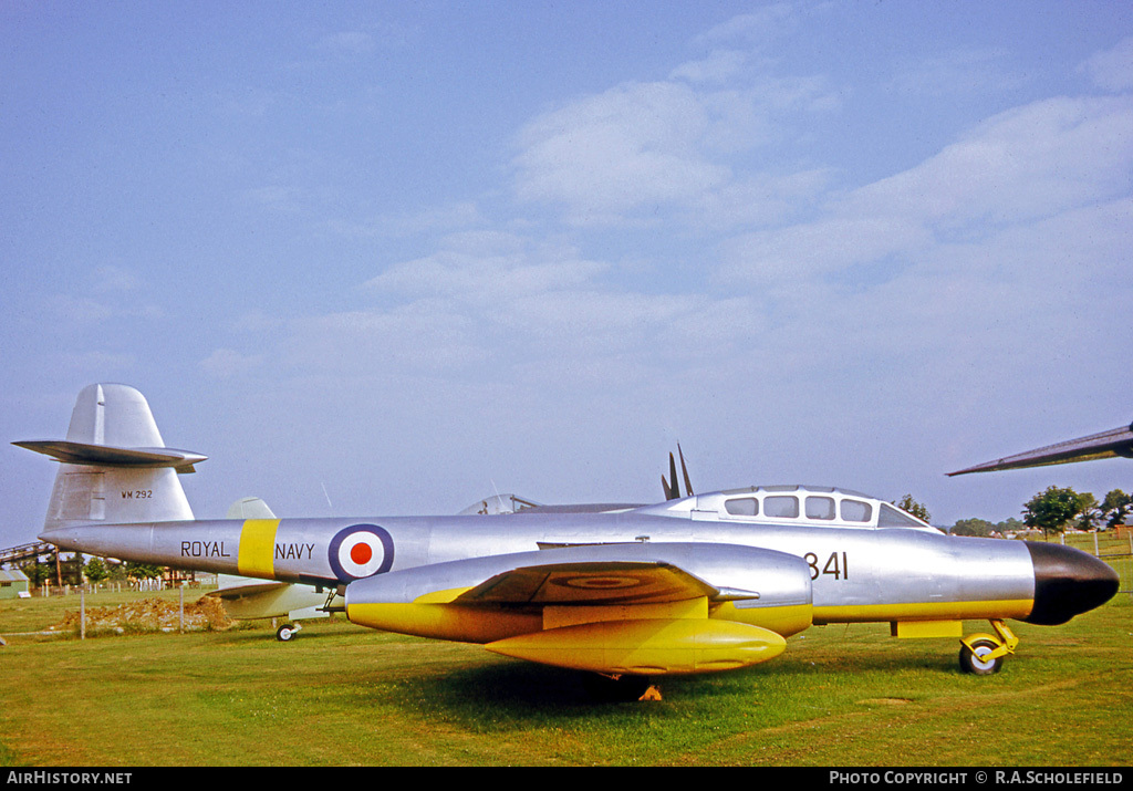 Aircraft Photo of WM292 | Gloster Meteor TT20 | UK - Navy | AirHistory.net #109133