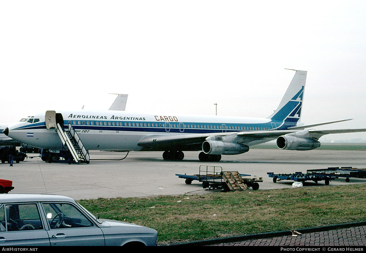 Aircraft Photo of LV-LGO | Boeing 707-372C | Aerolíneas Argentinas Cargo | AirHistory.net #109137