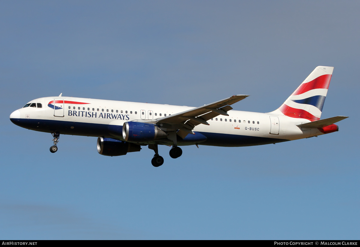 Aircraft Photo of G-BUSC | Airbus A320-111 | British Airways | AirHistory.net #109139