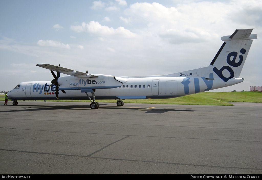 Aircraft Photo of G-JEDL | Bombardier DHC-8-402 Dash 8 | Flybe | AirHistory.net #109168