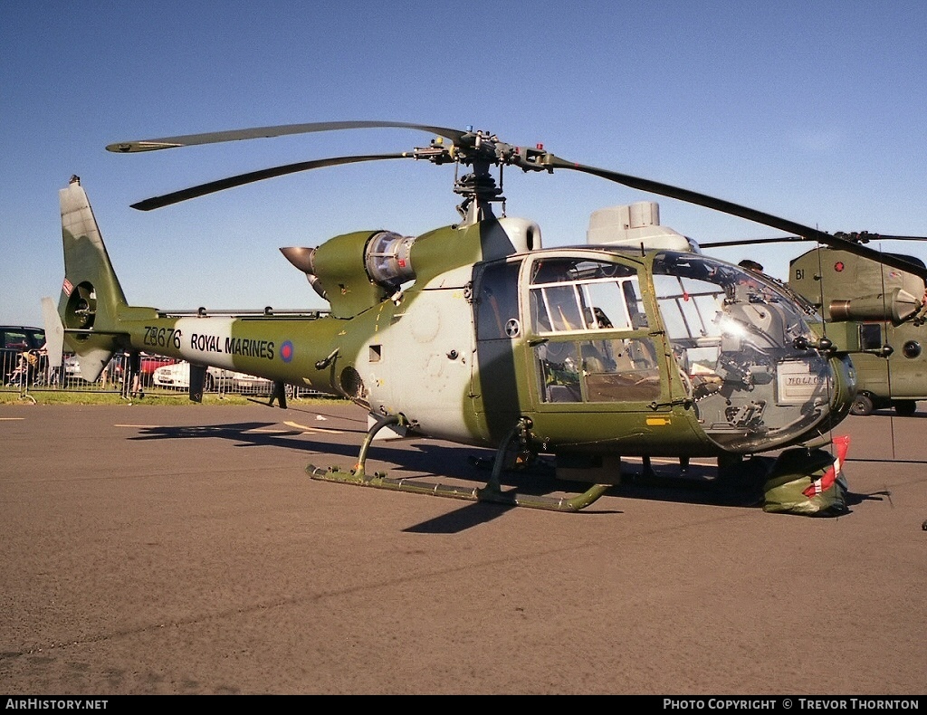 Aircraft Photo of ZB676 | Aerospatiale SA-341B Gazelle AH1 | UK - Marines | AirHistory.net #109175