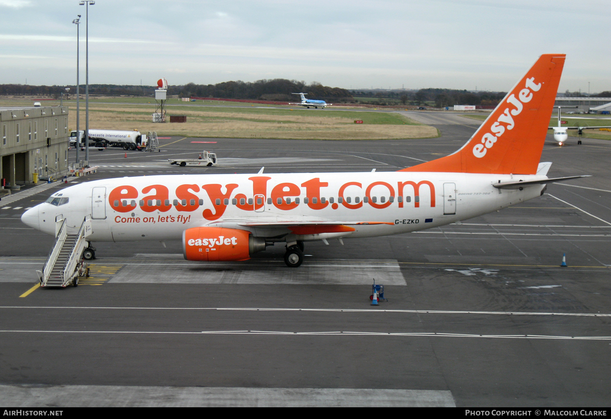 Aircraft Photo of G-EZKD | Boeing 737-73V | EasyJet | AirHistory.net #109178