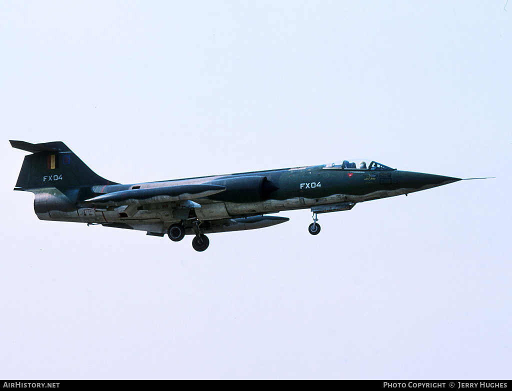 Aircraft Photo of FX04 | Lockheed F-104G Starfighter | Belgium - Air Force | AirHistory.net #109185