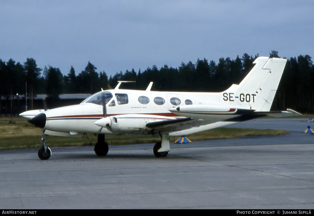 Aircraft Photo of SE-GOT | Cessna 414 | AirHistory.net #109201