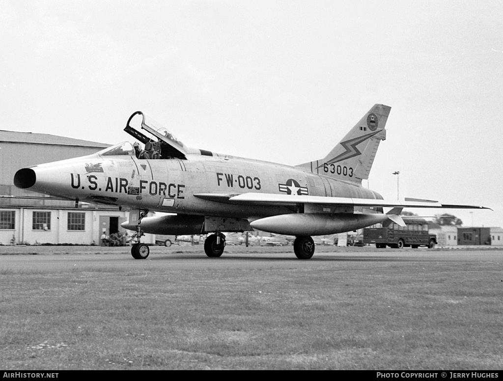 Aircraft Photo of 56-3003 / 63003 | North American F-100D Super Sabre | USA - Air Force | AirHistory.net #109209