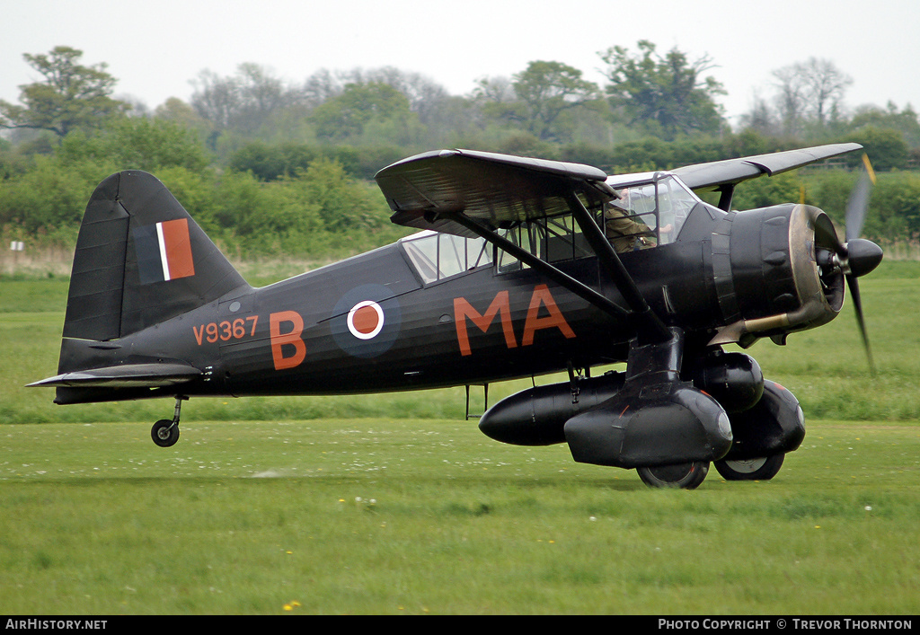 Aircraft Photo of G-AZWT / V9367 | Westland Lysander Mk.IIIA | UK - Air Force | AirHistory.net #109218