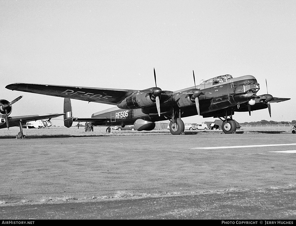 Aircraft Photo of RF505 | Avro 694 Lincoln B2 | UK - Air Force | AirHistory.net #109229